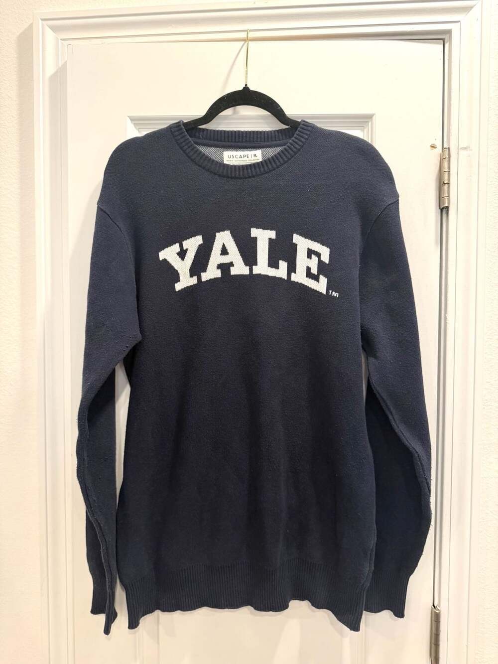 Uscape Apparel Yale University Renew Sustainable Collection Navy Blue Crewneck S